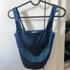 Abercrombie Satin Corset Top